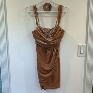 Brand new Saint Genies velvet dress